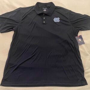 UNC Champion Mens Collared Polyester Shirt Dark Blue 2XL NEW!
